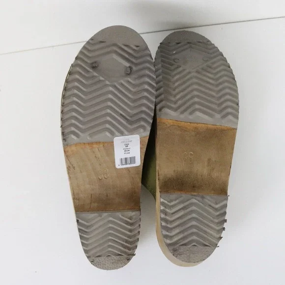 Kit + Clogs Studio Low Klassisk Sol Clog Sandals Aloe Green 38 - Picture 10 of 11